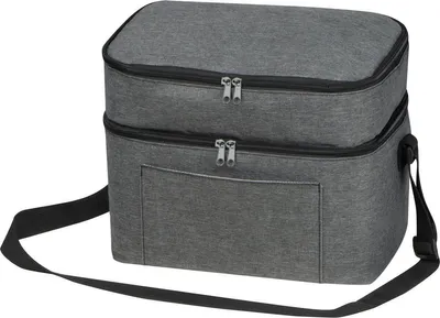 Produktbild von RPET Kühltasche / mit 2 seperaten PEVA-Kühlfächern