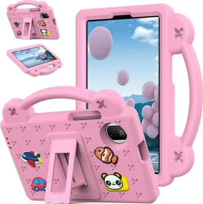 Produktbild von Schutzhülle für Honor Pad X7 8,7 2025 Niedliche Hülle für Kinder, Stoßfest mit Griff und Ständer Pink