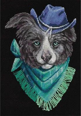 Image de Panna Kit de point de croix "Buddy. Très dangereux", 20,5x27cm, modèle à compter
