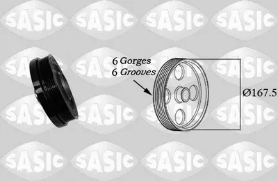 Obrázok produktu pre SASIC 2156078 Kľukový hriadeľ pre BMW 3 Sedan (E90) 5 Touring (F11) 5 Sedan (F10) 1 Hatchback (F20) 3 Touring (F31) X1 (E84)