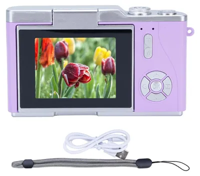 Obrázok produktu pre Digitálny fotografický fotoaparát 1080p 48 MP 2,4" HD displej 8x elektronický zoom Video Fialová