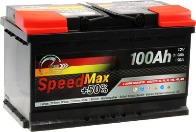 Immagine prodotto di Batteria auto SPEED MAX L4100 100AH 850A 12V