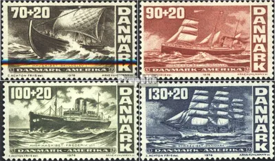Produktbild von Briefmarken Dänemark 1976 Mi 611-614 (kompl.Ausg.) postfrisch Unabhängigkeit