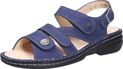 Produktbild von Finn Comfort Gomera Sandale 2562-711047, Nabuk (Nubukleder), Royal (Blau) 39