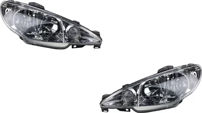 Immagine prodotto di Johns, fari adatti per Peugeot 206/CC 09/98- Neuw H7/H7 Set di fari destro e sinistro,