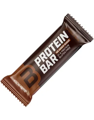 Obrázek produktu pro BioTech USA Protein Bar 70 g banán / Proteinové tyčinky, cookies a brownies / Lahodná proteinová tyčinka s polevou bez přidaného cukru