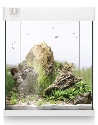 Produktbild von ICA KNA30 Nano Aqualed Crystal Aquarium-Set, Weiß