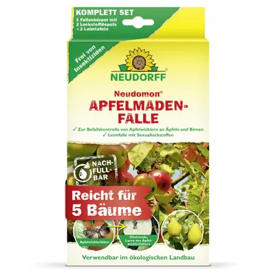 Produktbild von Neudorff Neudomon ApfelmadenFalle 1 Stk. insektizidfrei gegen Apfelwickler schützt Äpfel und Birnen vor Madenbefall