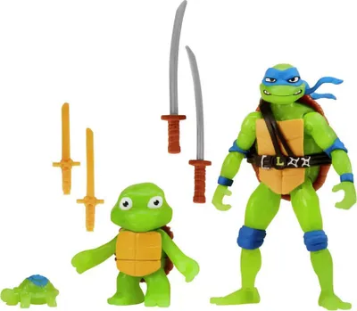 Produktbild von Boti Teenage Mutant Ninja Turtles Mutant Mayhem 3er-pack Leonardo Evolution Actionfigur 10 Cm One Size