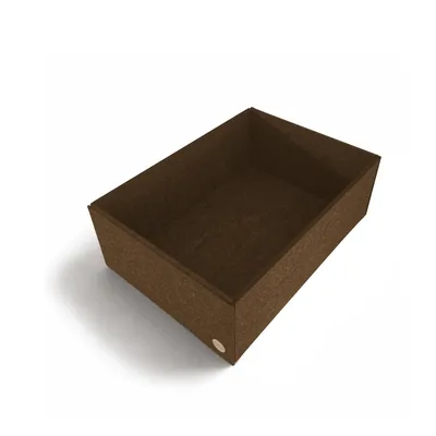 Produktbild von Aufbewahrungsbox CLEAN Filz 31 x 24 x 18 cm ohne Deckel in hellbraun meliert
