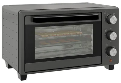 Produktbild von HOMCOM Minibackofen 21L 1400W 60 Min Timer, Kleinbackofen mit 100 °C-230 °C