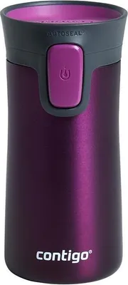 Produktbild von ContiGo! Pinnacle Thermobecher Kaffeebecher 300 ml Isolierbecher Becher Lila
