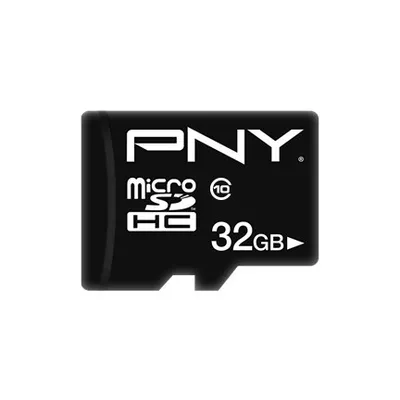 Image de PNY PNYMICROSDPP32GO - PNY Micro SD Class 10 50 MB/S 32 Go