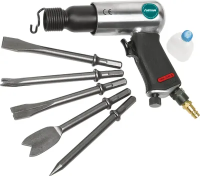 Immagine prodotto di Aircraft Meißelhammer-Set MHU Arbeitsdruck 6,3 bar mit Flach- & Spitzmeißel usw.