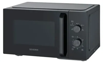 Zdjęcie produktu dla Severin MW 7796, Blat, Mikrofalówka Solo, 28 l, 900 W, Obrotowy, Czarny