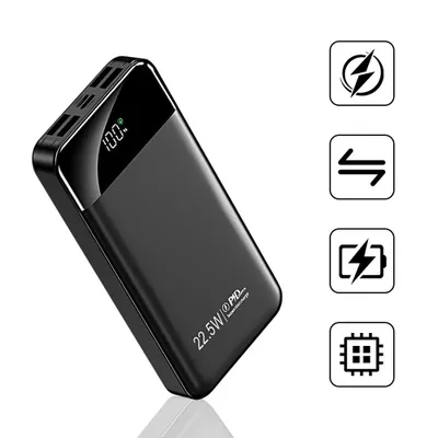 Obrázek produktu pro 22.5w 30000MAH power banka super rychlé nabíjení s LED svítilnou