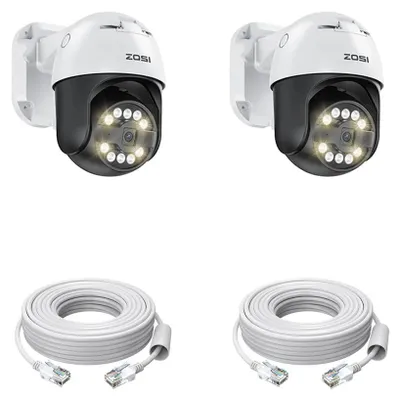 Imagen del producto de C296 - Sistema de cámaras de seguridad - 8MP 1080p - Para exteriores - Cámara de vigilancia - Cámara de seguridad
