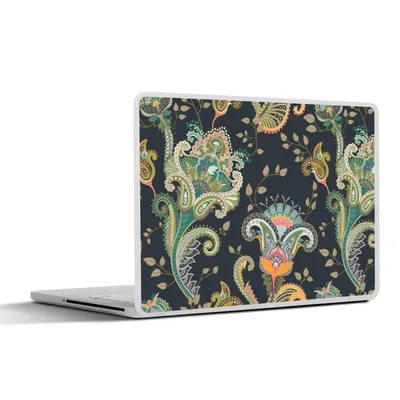 Produktbild von MuchoWow® Laptop Aufkleber Sticker Cover Blumen - Chic - Vintage - Bohème - Muster 32.5x23.5 cm - Sticker für Laptop - Selbstklebend