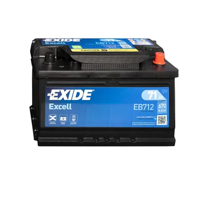 Produktbild von Exide EB712 Excell 12V 71Ah 670A Autobatterie