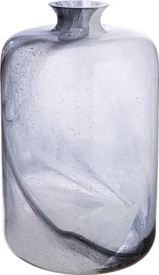 Obrázek produktu pro GILDE Kragenvase, "Fumo", Glas, schwarz, weiß, VE 1, H. 32 cm, D. 19,5 cm