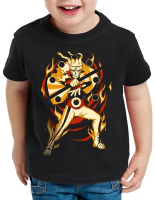 Produktbild von style3 Kurama Modus Kinder T-Shirt uzumaki ninja anime manga