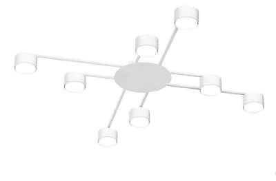 Produktbild von VIDEX Deckenleuchte für 8xGX53 Glühbirnen VL-SPF22B-W