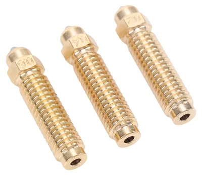 Produktbild von 5-teiliges Set aus Bimetall-Düsen, passend für den Elegoo Centauri Carbon 3D-Drucker, aus Messing und gehärtetem Stahl, 0,6 mm, 0,2 mm, 0,4 mm, für Drucke mit hoher Durchflussrate