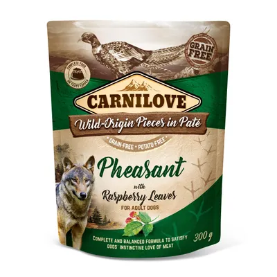 Produktbild von Carnilove Dog Fasan & Himbeerblätter Nassfutter 300g