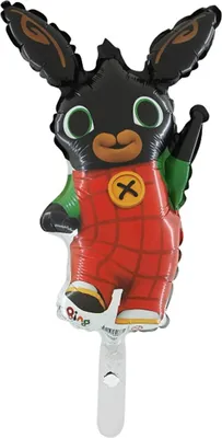 Obrázok produktu pre Fóliový balónik Bing Rabbit na paličke 14"
