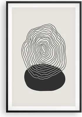 Produktbild von Gerahmtes Poster - Schwarzer Rahmen - Abstraktion Fleck Gläser - 61x91,5 cm - Wand Bild - Wanddeko - Wandbilder - Wandposter - Bilderrahmen - Bilder - Kunstdruck - Wandbild - P2BPA61x91-4325