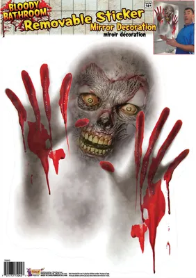 Produktbild von Spiegel-Sticker - Bad deko Horror Halloween Deko