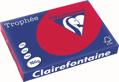 Image de Clairefontaine 1044C  Clairefontaine Multifunktionspapier, DIN A3, kirschrot