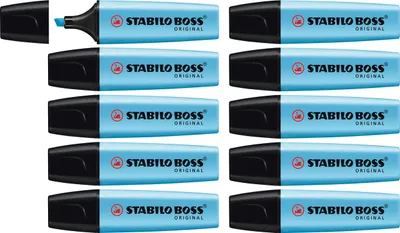 Produktbild von Textmarker - STABILO BOSS ORIGINAL - 10er Pack - blau