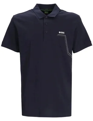 Zdjęcie produktu dla Polo męskie BOSS 50506183 granatowy - XS bawełniana koszulka POLÓWKA