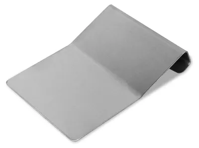 Teigschaber aus Edelstahl, 1 Stück, silber, spülmaschinengeeignet