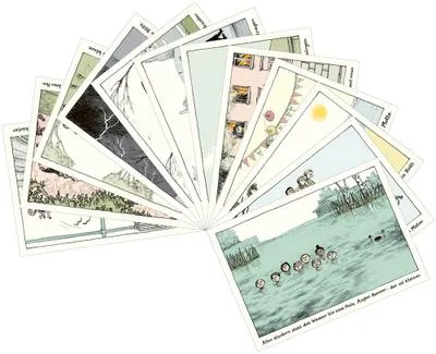 Obrázok produktu pre Alle Kinder gemischtes Postkartenset mit 12 Motiven