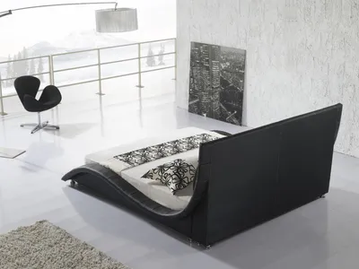 Obrázok produktu pre Manželské postele Moderné manželstvo 180x200 Moderný  dizajn Kožená posteľ čalúnenie