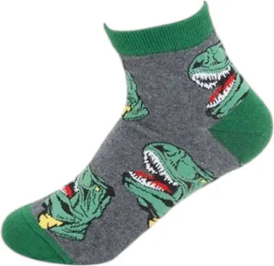 bunte Socken mit Dinosauriers