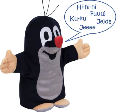 Produktbild von Handpuppe Der kleine Maulwurf Sprechend 21 cm Schwarz, 20904Z