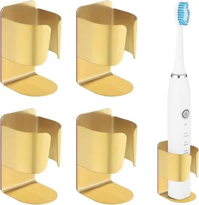 Produktbild von Famanu Halter für elektrische Zahnbürsten - Wandmontage, 304 Edelstahl, selbstklebend