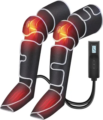 Produktbild von Massagegerät für Rücken, Kompression für Waden, Knie und Füße, mit Wärmefunktion zur Förderung der Durchblutung und Muskelentspannung, mit 3 Wärmestufen und 3 Intensitätsstufen