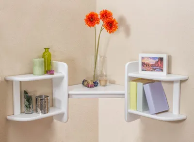 Produktbild von Bücherregal - 75 cm breit, Kiefer Holz-Massiv, Farbe: Weiß