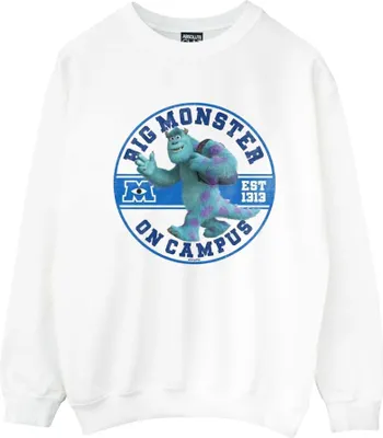 Produktbild von Disney - "Monsters University Monster On Campus" Sweatshirt für Herren BI40432 (XXL) (Weiß)