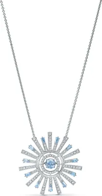 Produktbild von Swarovski Kette mit Anhänger Halskette 5536731 Sunshine, blau,