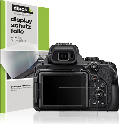 Produktbild von 4x Schutzfolie für Nikon Coolpix P1100 matt Displayschutzfolie Folie Display Schutz dipos