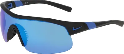Image de NIKE NIKE SHOW X1 N IU4881X 016 NOIR MAT / BLEU MIRROR 58/18/136 Unie Sonnenbrillen