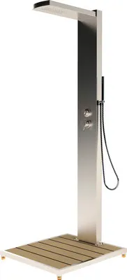 Produktbild von Planet Pool Gartendusche Monsterrat Edelstahl H 218cm, ohne Plattform