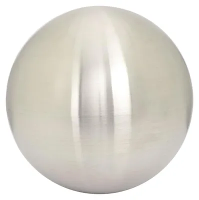 Edelstahlkugel gebürstet, Ø 25 cm, silber, 1 Stück