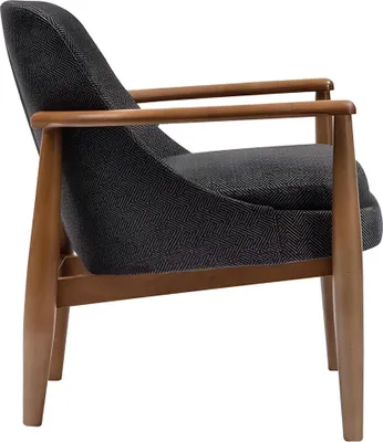 Obrázek produktu pro Šedé moderní křeslo designová křesla čalounění obývacího pokoje jednomístné