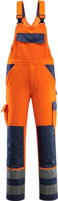 Zdjęcie produktu dla MASCOT 07169-860-141, Ogółem, Mężczyzna, Granatowy (marynarski), Pomarańczowy, Bawełna, Poliester, 290 g/m², Nie wybielać